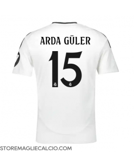 Real Madrid Arda Guler #15 Maglia Gara Casa Repliche 2024-25